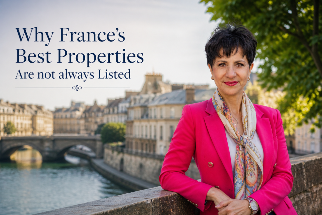 Discreet French countryside estate surrounded by trees and privacy