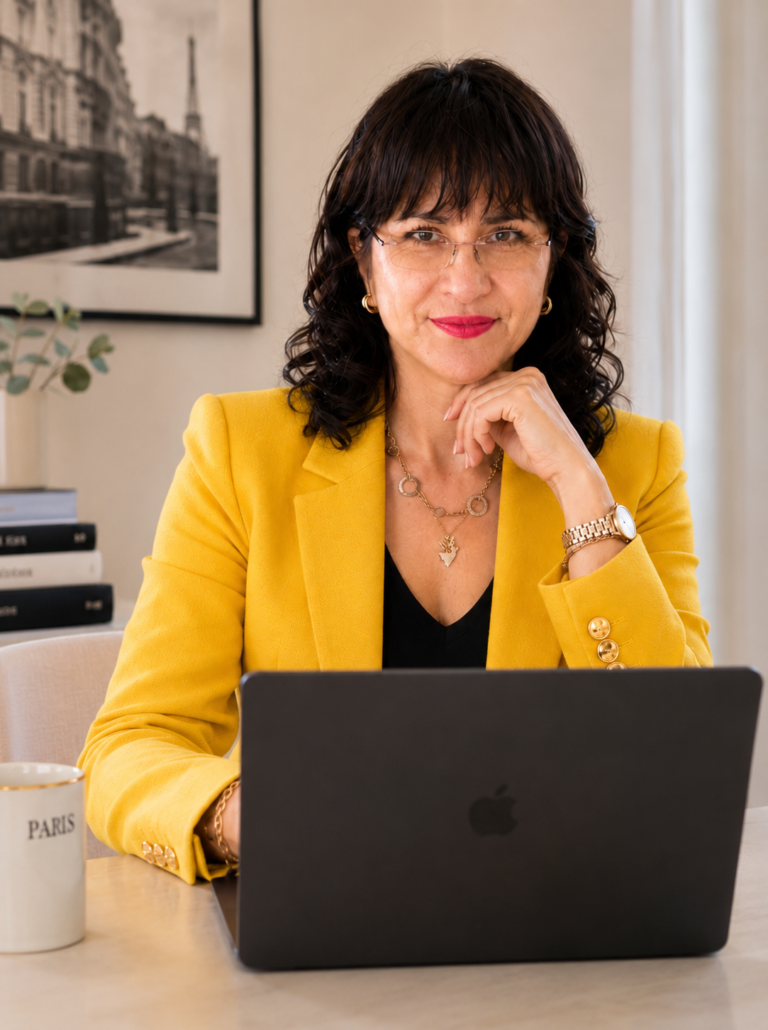 SHOKO, independent buyer agent across France, confident outdoor portrait — expert property representation for international buyers in Lyon, Bordeaux, Nice and beyond