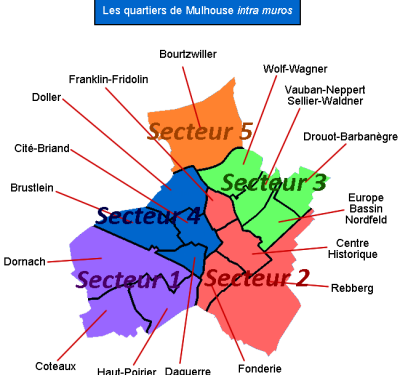 Different neighborhoods in Mulhouse for property buyers to explore